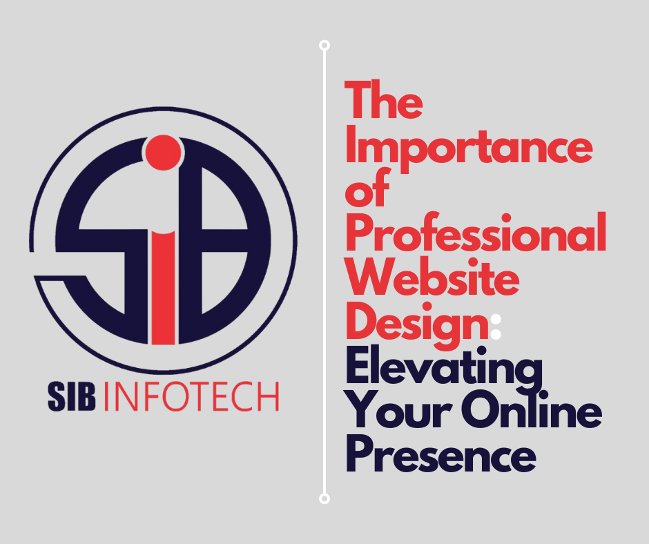 The Importance of Professional Website Design: Elevating Your Online Presence