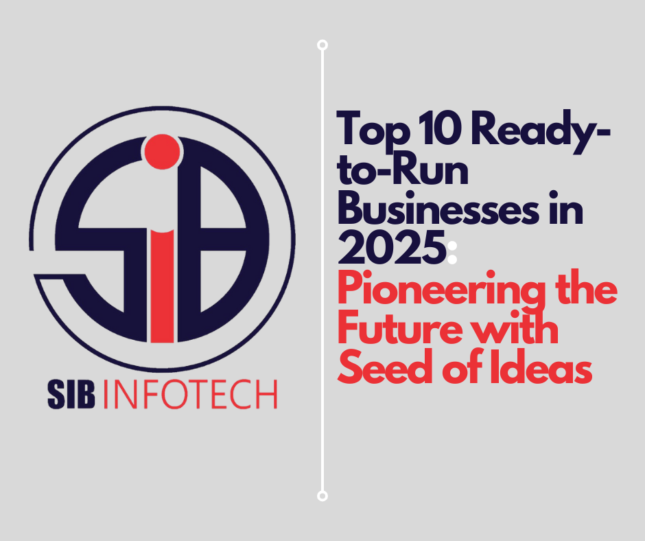 Top 10 Ready-to-Run Businesses in 2025: Pioneering the Future with Seed of Ideas By Dr. Bilal Ahmad Bhat, Founder of BAB Group of Companies